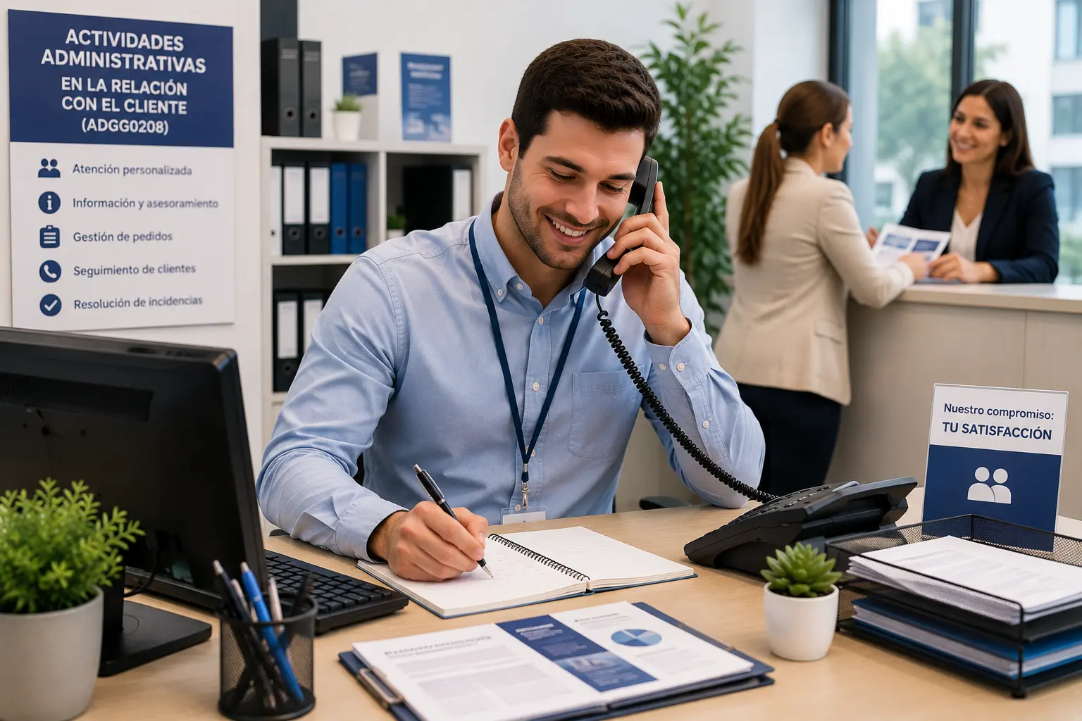 Formación en actividades administrativas y atención al cliente