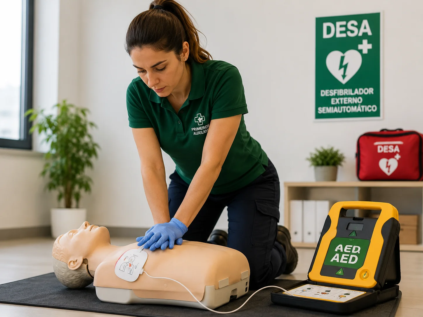 Curso de Manejo de Desfibrilador DESA