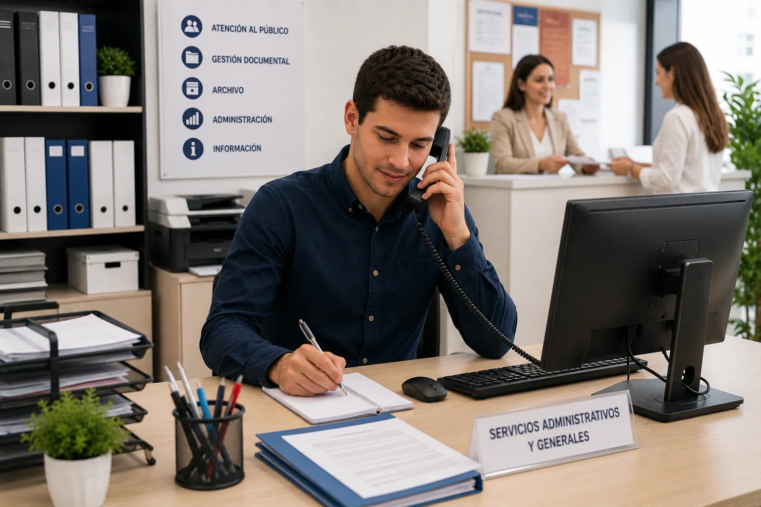 Formación en operaciones auxiliares de servicios administrativos y generales